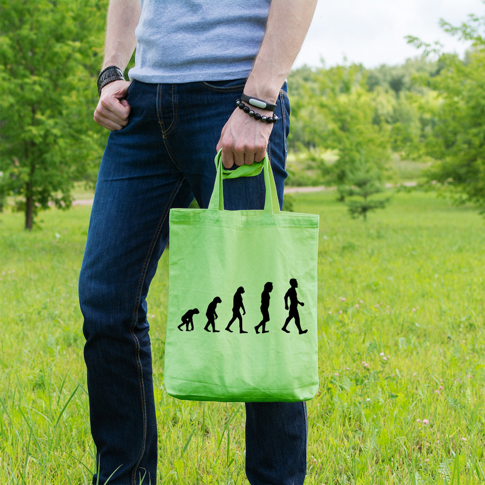 Evolution of Man | 100% Cotton tote bag - Adnil Creations