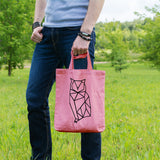 Geometric owl | 100% Cotton tote bag - Adnil Creations