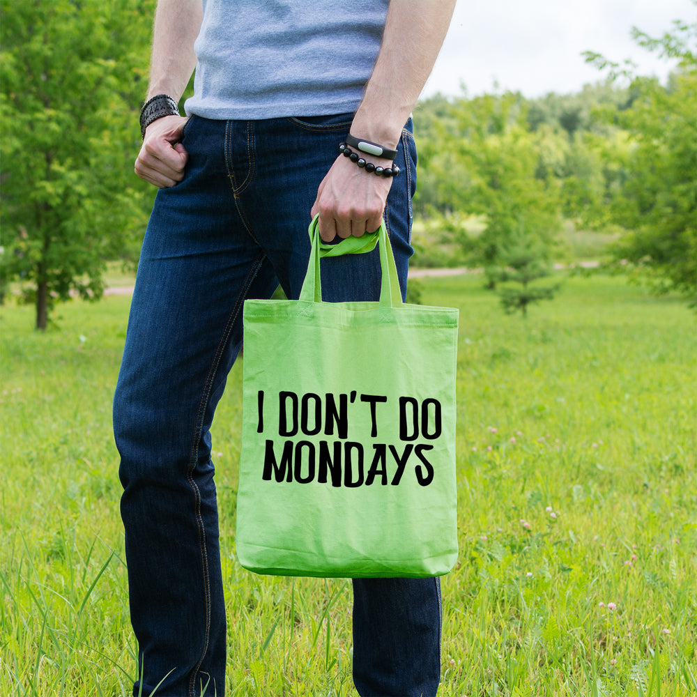I don't do Mondays | 100% Cotton tote bag - Adnil Creations