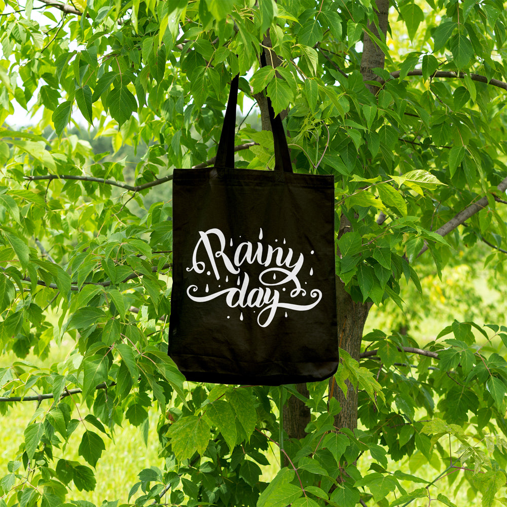 Rainy day | 100% Cotton tote bag - Adnil Creations