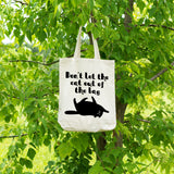 Don't let the cat out of the bag | 100% Cotton tote bag - Adnil Creations
