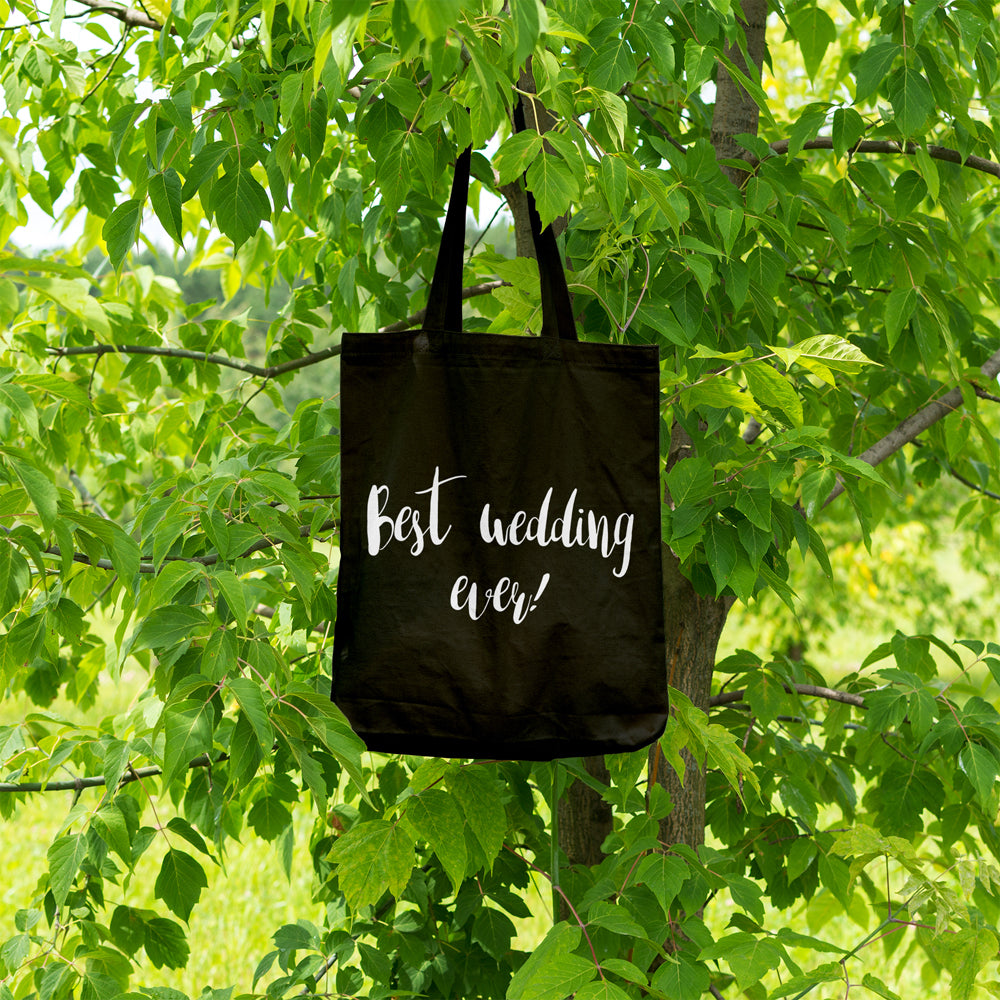 Best wedding ever | 100% Cotton tote bag - Adnil Creations