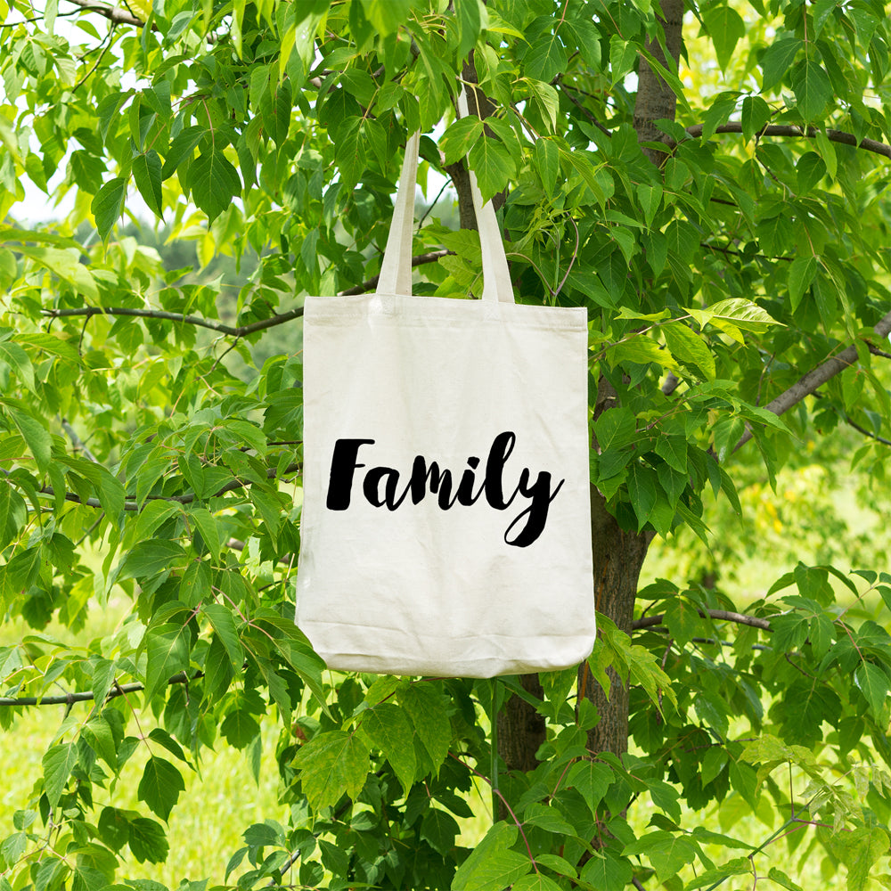 Family | 100% Cotton tote bag - Adnil Creations