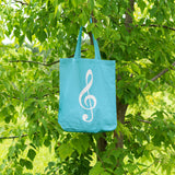 Treble clef | 100% Cotton tote bag - Adnil Creations