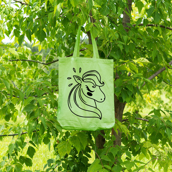 Unicorn head | 100% Cotton tote bag - Adnil Creations