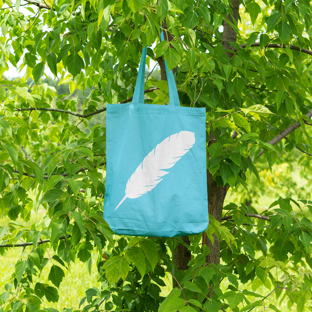 Feather | 100% Cotton tote bag - Adnil Creations