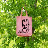 Man drinking tea | 100% Cotton tote bag - Adnil Creations