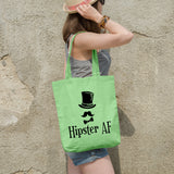 Hipster AF | 100% Cotton tote bag - Adnil Creations