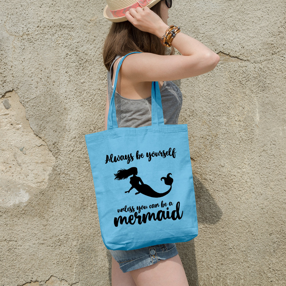 Always be a mermaid | 100% Cotton tote bag - Adnil Creations