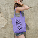 Geometric owl | 100% Cotton tote bag - Adnil Creations