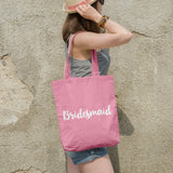 Bridesmaid | 100% Cotton tote bag - Adnil Creations