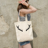 Stag antlers | 100% Cotton tote bag - Adnil Creations