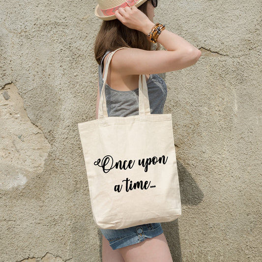 Once upon a time | 100% Cotton tote bag - Adnil Creations