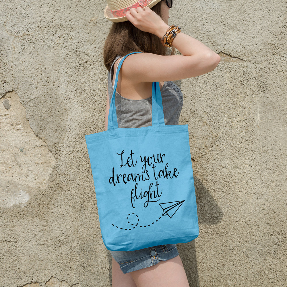 Let your dreams take flight | 100% Cotton tote bag - Adnil Creations