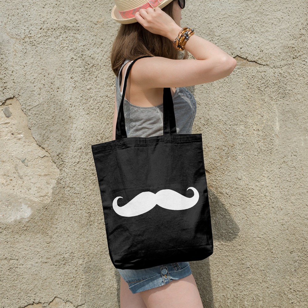 Moustache | 100% Cotton tote bag - Adnil Creations