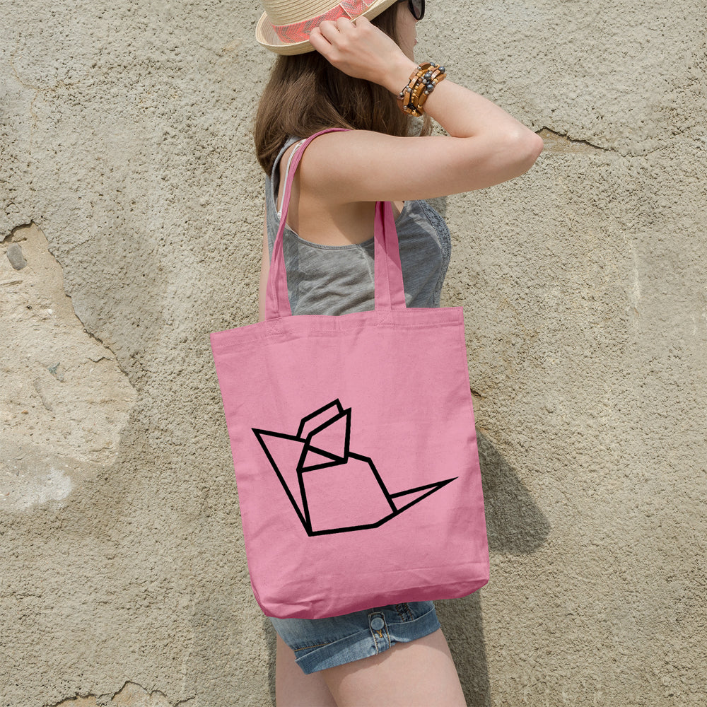 Geometric mouse | 100% Cotton tote bag - Adnil Creations