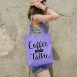 Coffee before talkie | 100% Cotton tote bag - Adnil Creations
