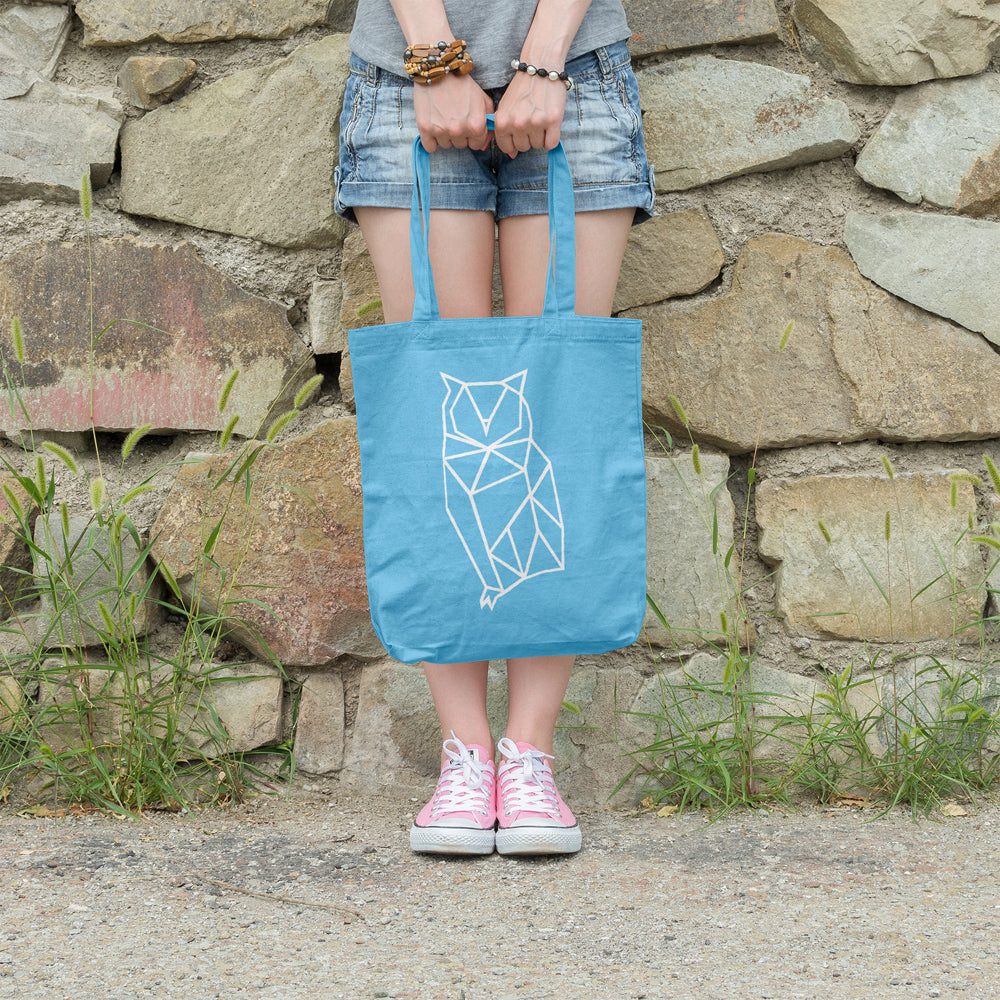 Geometric owl | 100% Cotton tote bag - Adnil Creations