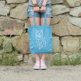 Geometric owl | 100% Cotton tote bag - Adnil Creations