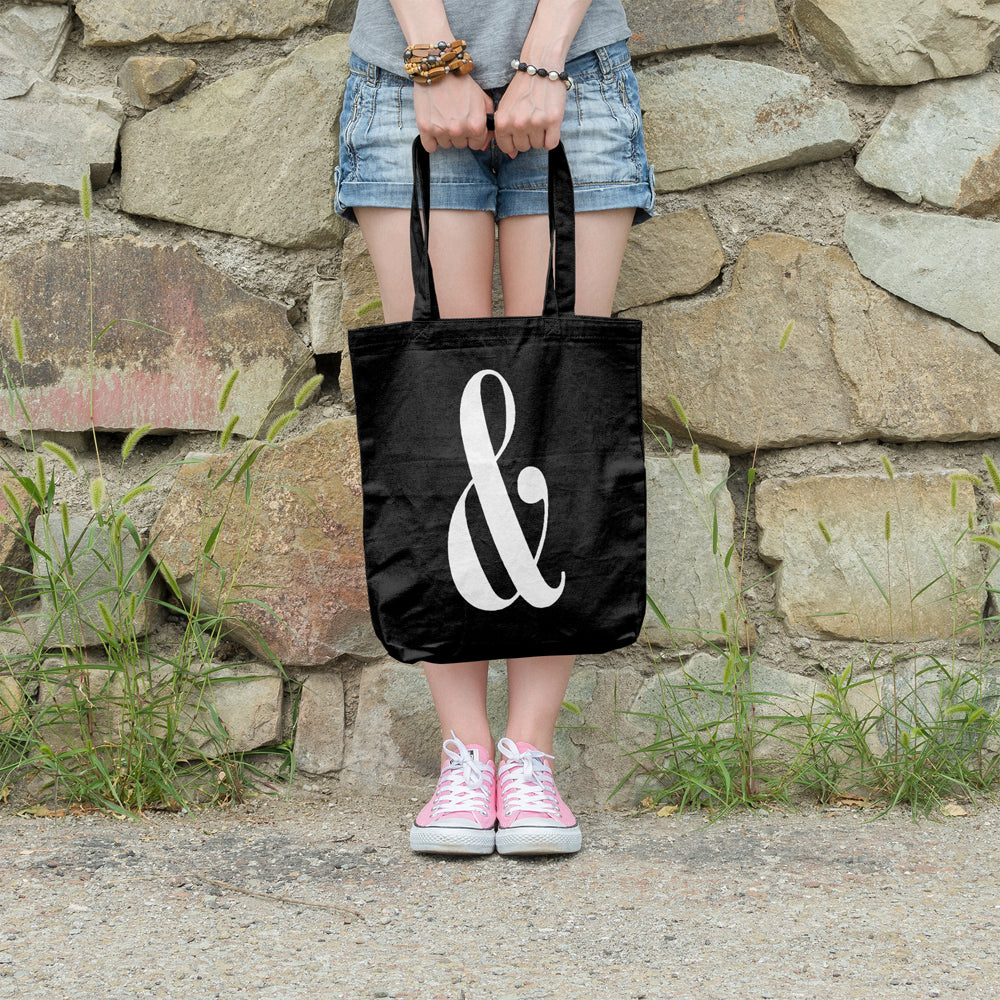 Ampersand | 100% Cotton tote bag - Adnil Creations