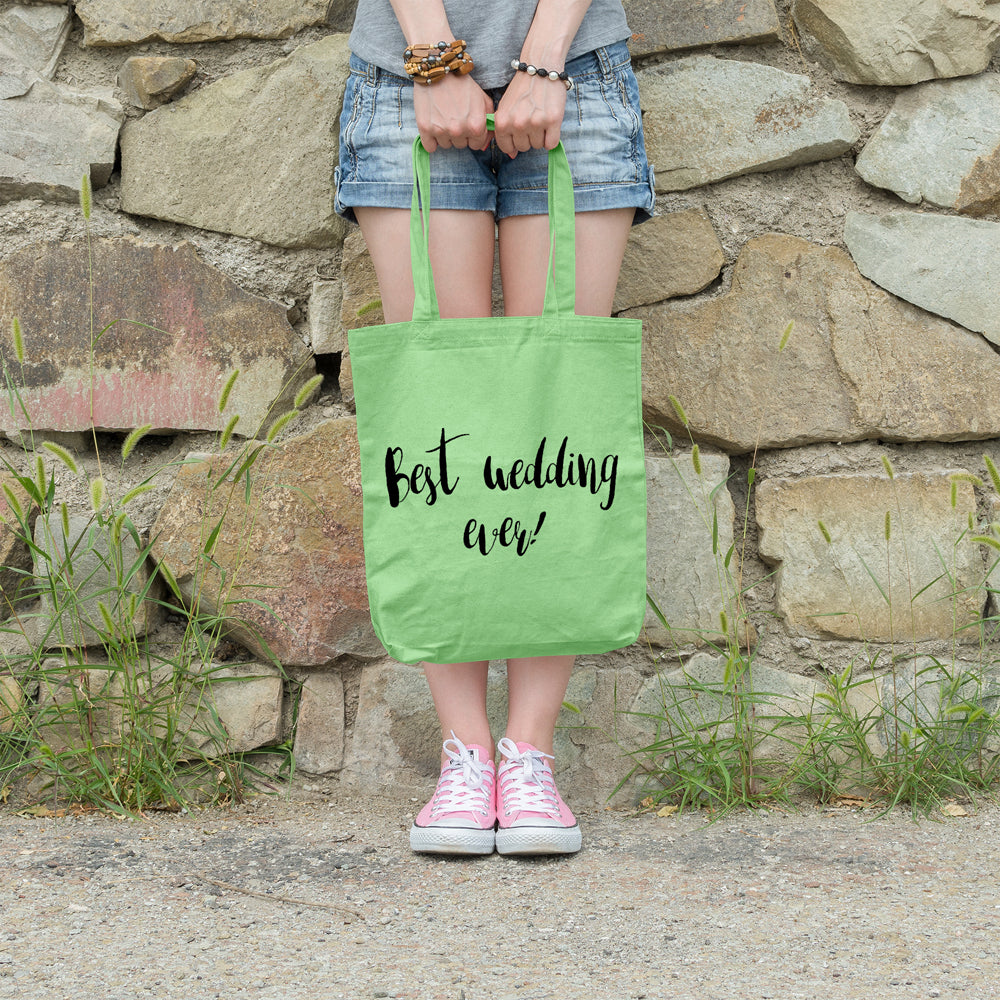 Best wedding ever | 100% Cotton tote bag - Adnil Creations