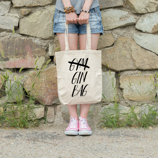 Gym gin bag | 100% Cotton tote bag - Adnil Creations