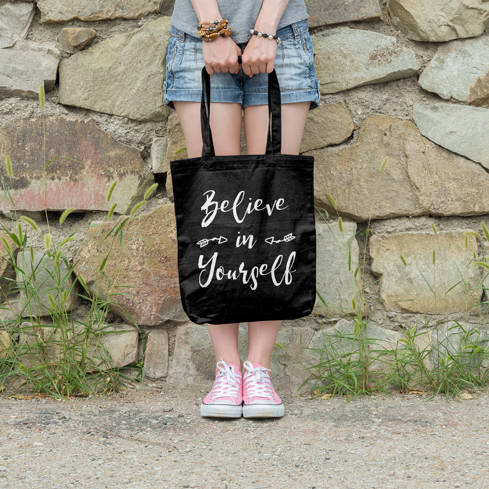 Believe in yourself | 100% Cotton tote bag - Adnil Creations