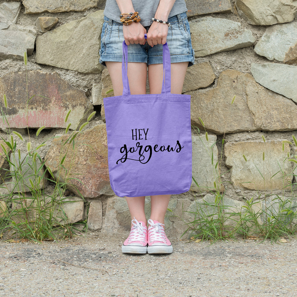 Hey gorgeous | 100% Cotton tote bag - Adnil Creations