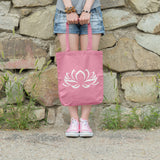 Lotus flower | 100% Cotton tote bag - Adnil Creations