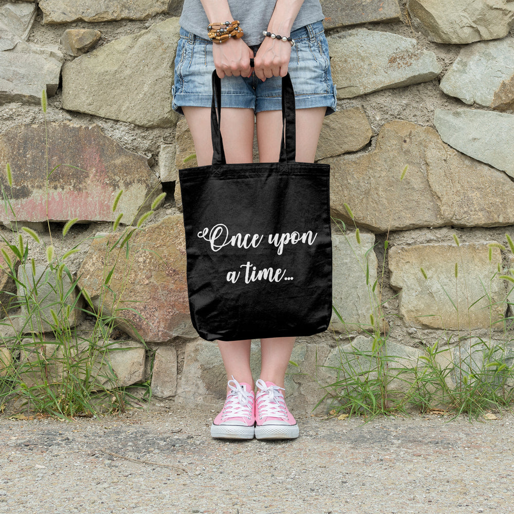 Once upon a time | 100% Cotton tote bag - Adnil Creations