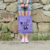 Say hello | 100% Cotton tote bag - Adnil Creations