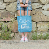 Coffee before talkie | 100% Cotton tote bag - Adnil Creations