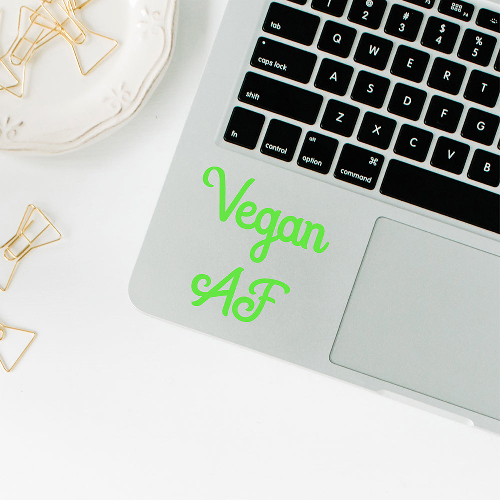 Vegan AF | Trackpad decal - Adnil Creations