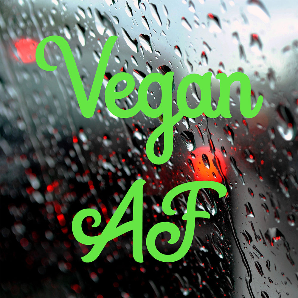 Vegan AF | Bumper sticker - Adnil Creations