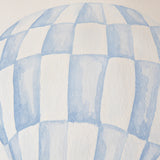 Watercolour hot air balloon chequer | Fabric wall stickers - Adnil Creations