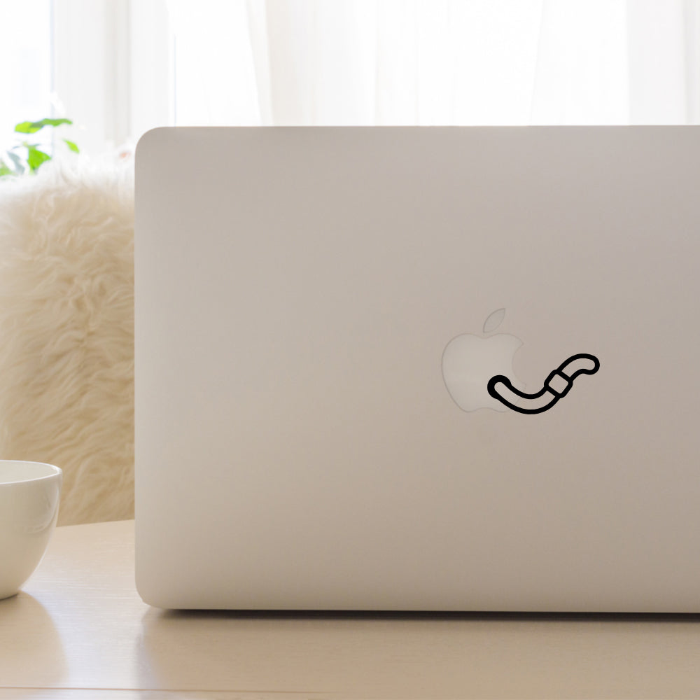 Computer Worm Sticker Worm | Laptop decal – Adnil Creations