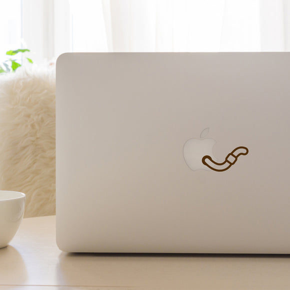 Worm | Laptop decal - Adnil Creations