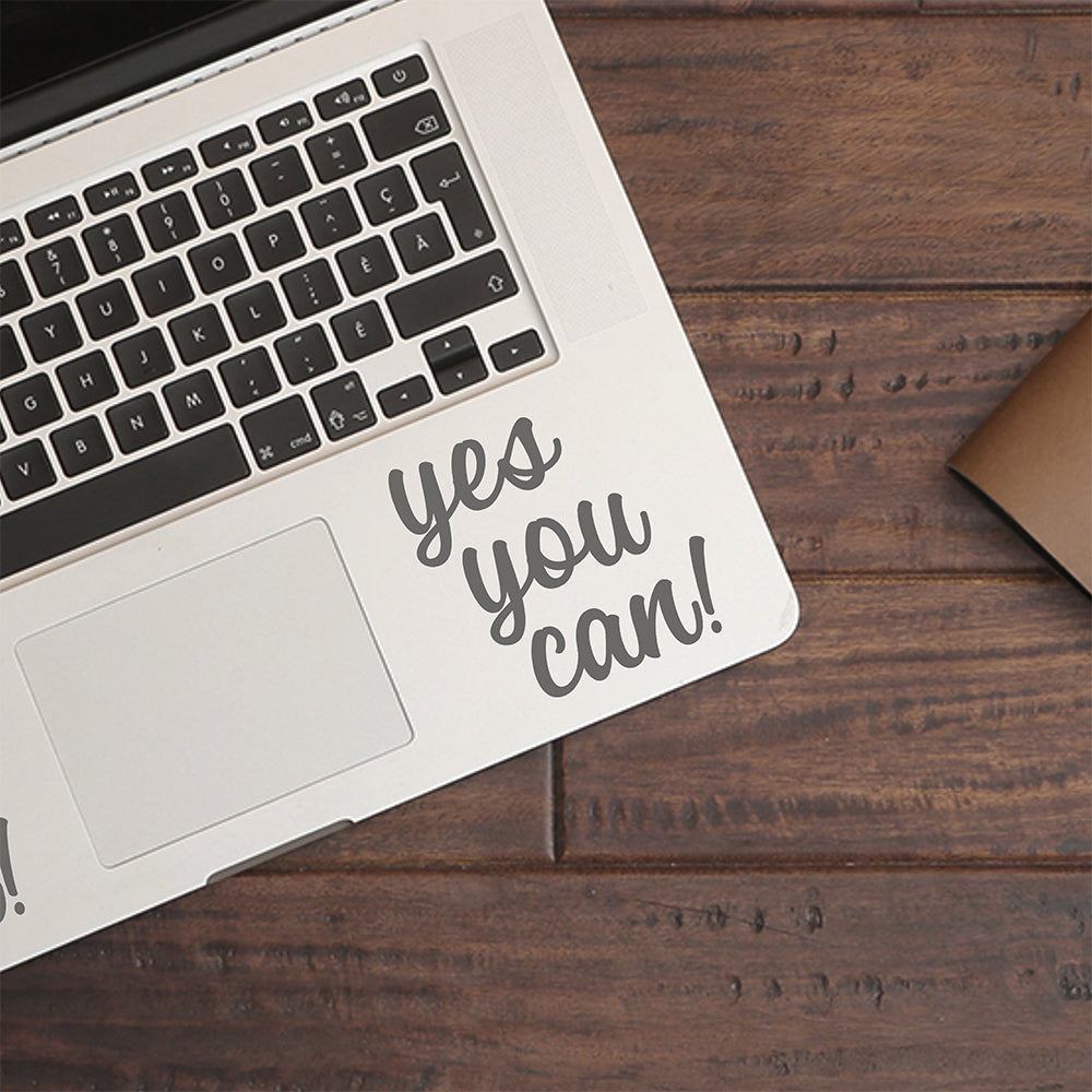 Yes you can | Trackpad decal - Adnil Creations