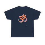 Watercolour Om Yoga Tee | Unisex Heavy Cotton Tee