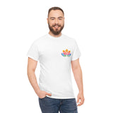 Watercolour Lotus Yoga Tee | Unisex Heavy Cotton Tee