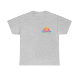 Watercolour Lotus Yoga Tee | Unisex Heavy Cotton Tee