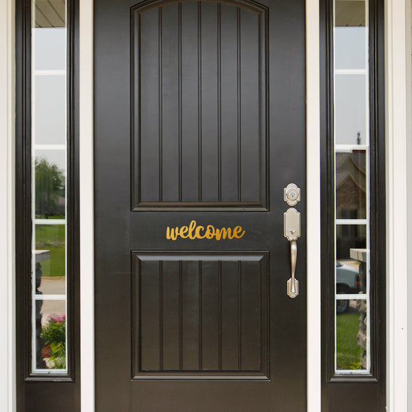 Welcome | Door decal - Adnil Creations