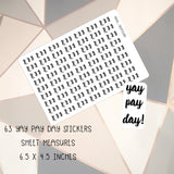 Pay day mono | Planner stickers - Adnil Creations