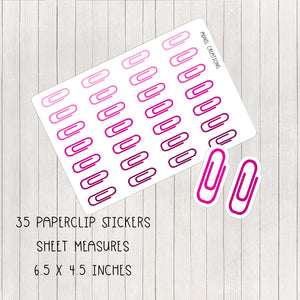 Paperclips | Planner stickers - Adnil Creations
