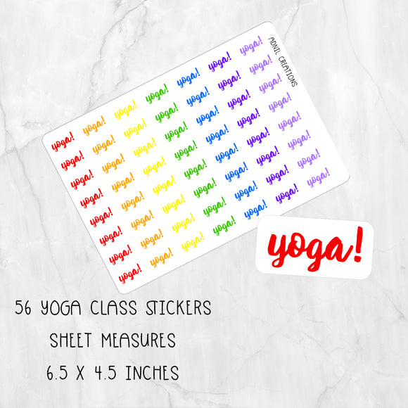 Yoga ombre | Planner stickers - Adnil Creations