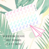 Paper aeroplanes | Planner stickers - Adnil Creations
