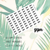 Gym mono | Planner stickers - Adnil Creations