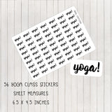 Yoga mono | Planner stickers - Adnil Creations