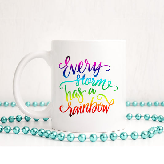 Every storm has a rainbow | Ceramic mug - Adnil Creations