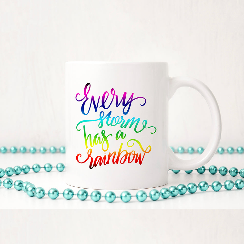Every storm has a rainbow | Ceramic mug - Adnil Creations